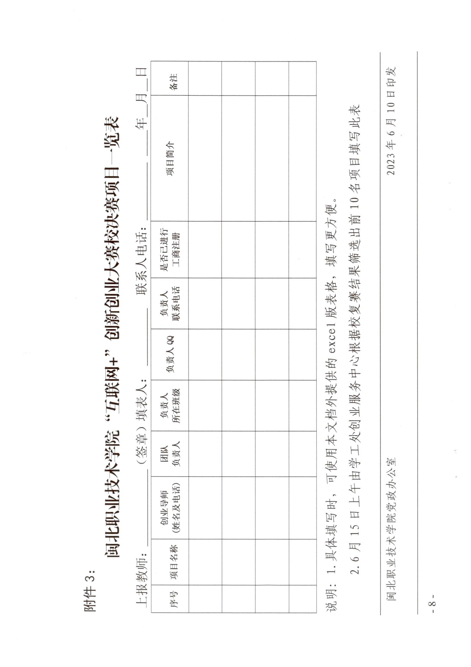 闽北职院办〔2023〕11号（菠菜导航担保网关于举办2023年“互联网 ”大学生创新创业大赛的通知）_20230610152651_07.jpg